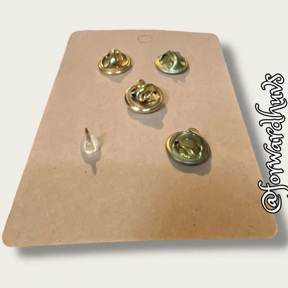 Bundle Sale 3 for $15 | Angel Pin Set – Four with Butterfly Backings - One With